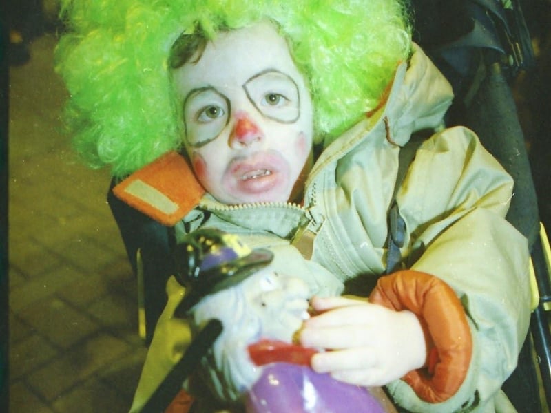 Derry folks dressed up for Halloween night, back in October 1994.