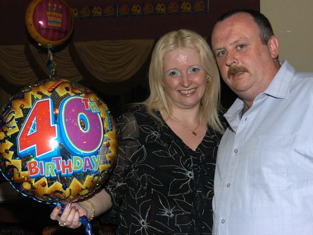 Martin Stewart's 40th birthday.