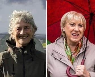 Catherine Connolly and Heather Humphreys.