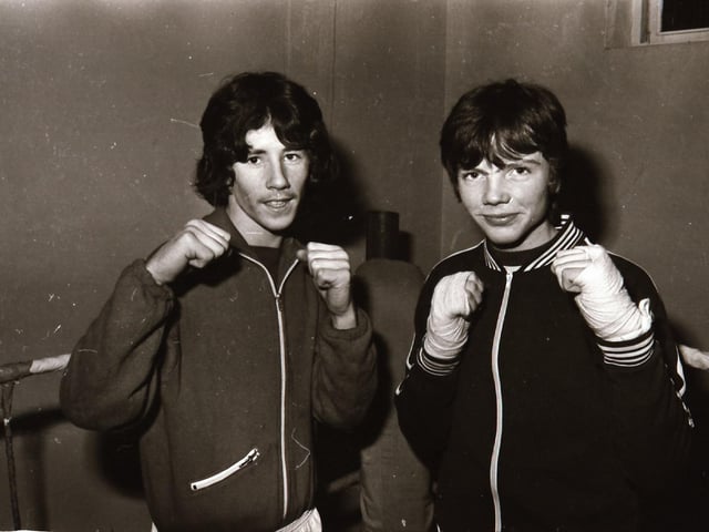 M Nash and M Duddy, St Mary's Boxers.