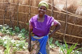 Eliza John Wesele, a 67 year old widow with seven dependent children living in a rural village in Malawi, works with Concern to raise the status of women within her society.