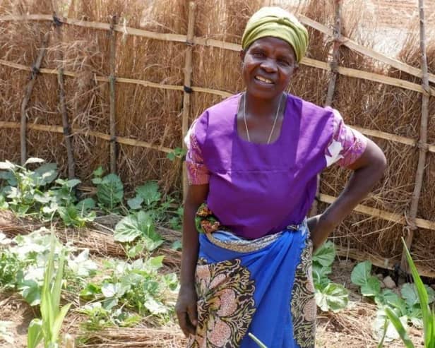 Eliza John Wesele, a 67 year old widow with seven dependent children living in a rural village in Malawi, works with Concern to raise the status of women within her society.