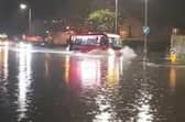 Flooding in the Foyle Road area during torrential rain.