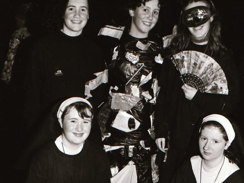 Derry folks dressed up for Halloween night, back in October 1994.