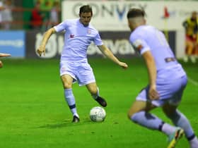 Derry City's Ciaran Coll in action at Shelbourne last season.