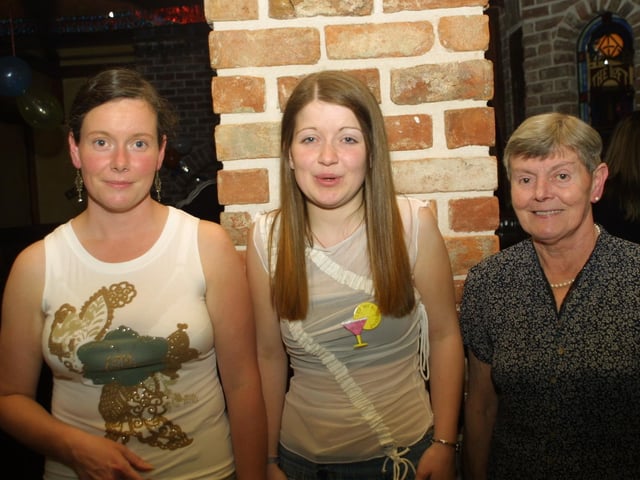Sarah Callaghan (mum), Joanie Callaghan, Marion Cassidy, (granny).