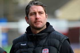 Derry City Ruaidhrí Higgins plans on improving his squad when the summer transfer window opens. Photo: George Sweeney. DER2305GS – 41