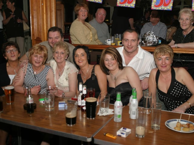 Enjoying the night out.