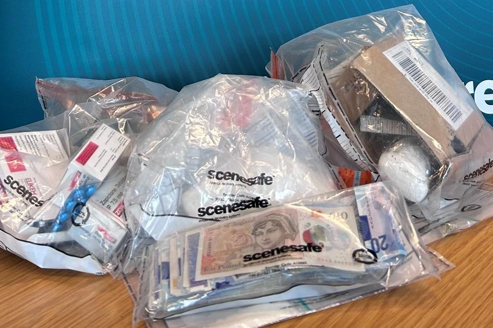 Drugs with estimated street value of £6,400 including cocaine seized