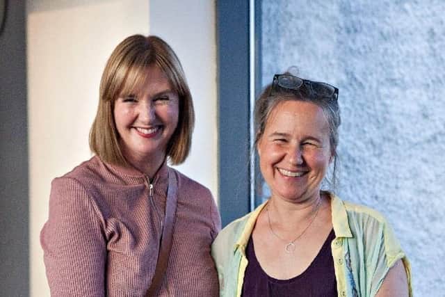 Myra McAuliffe, Project Coordinator of Changemakers Donegal, with Alannah Robins.