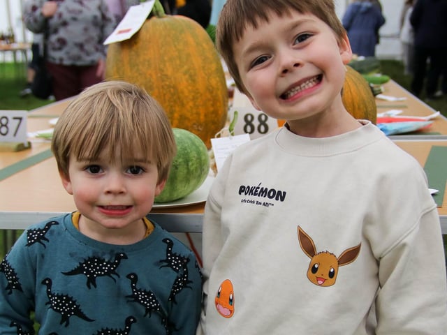 Jesse and Josiah pictured at The Eglinton Annual Show. (Photo - Deirdre Heaney, nwpresspics)