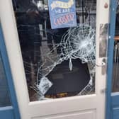 Damage caused to The Picked Duck premises on the quay.