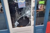 Damage caused to The Picked Duck premises on the quay.