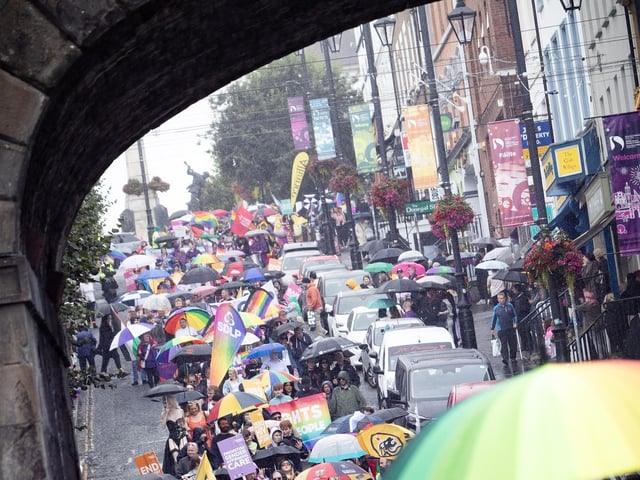 Foyle Pride parade. Jim McCafferty Photography