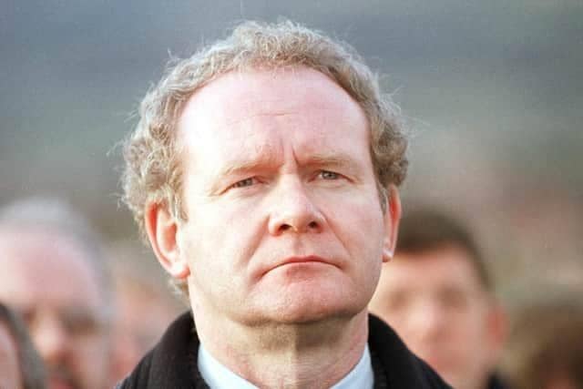 Martin McGuinness pictured in 2000.