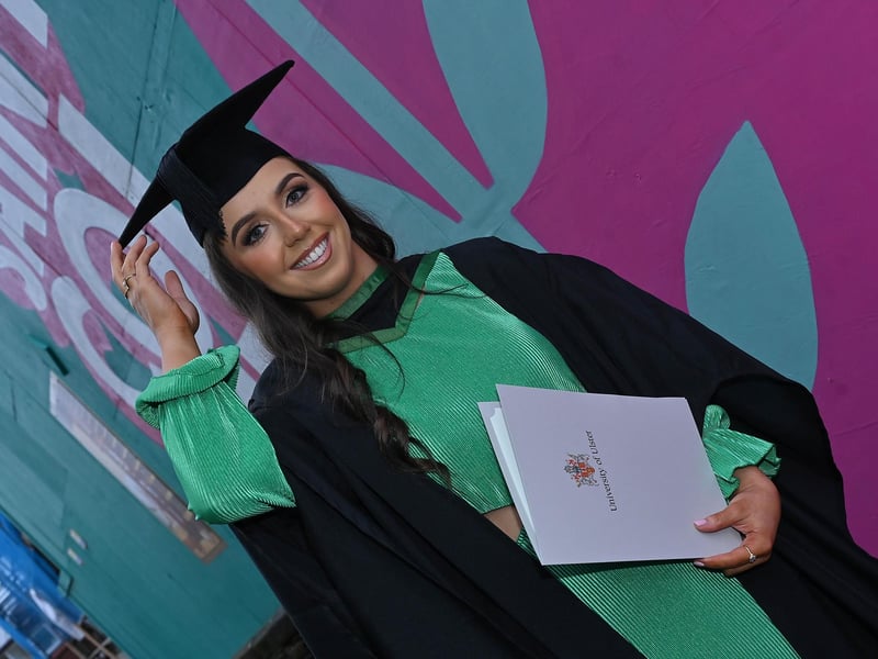 Leah McGonagle from Derry graduating in Diagnostic Radiography. Picture By: Arthur Allison: PacemakerPress.