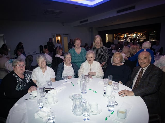 Another of the Creggan community groups pose for a picture at Tuesday's event.