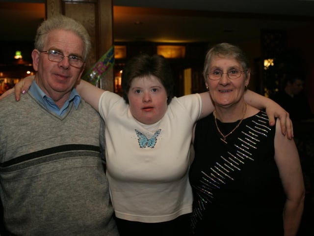 Pictures of Derry people partying in November 2003