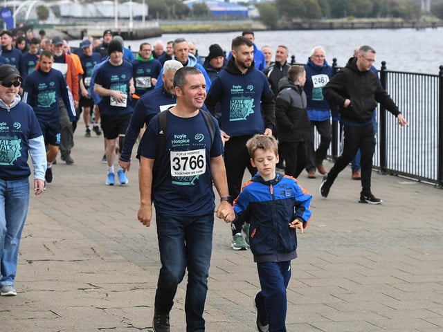 Foyle Hospice Run/Walk participants. Photo: George Sweeney