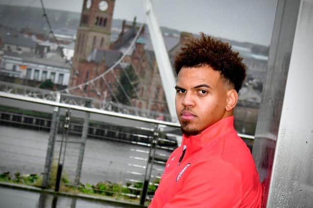 Derry City keeper Arlo Doherty has settled into the city quickly.