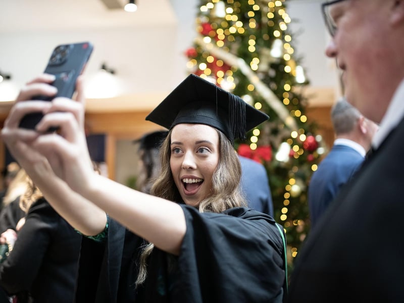Winter graduations in Derry.