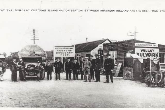 Customs on the border.
