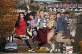 Derry Girls: Michelle Mallon (Jamie - Lee O'Donnell), Orla Mccool (Louisa Clare Harland), Erin Quinn (Saoirse Monica Jackson), Clare Devlin (Nicola Coughlan), James Maguire (Dylan Llewellyn)