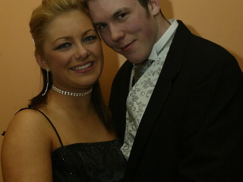 Attendees enjoying the Thornhill College formal in April 2004.