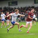 Slaughtneil’s Conor Coyle looks for support against Ballinderry in the Senior Football Championship quarter-final at Owenbeg, on Sunday. (Photo - Tom Heaney, nwpresspics)