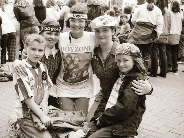 The Boyzone Roadshow in Derry back in July 1995