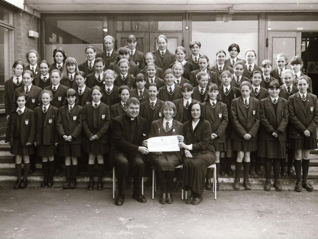 School cheque presentations.