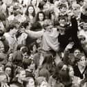 People attending the Radio 1 roadshow in Derry in 1993