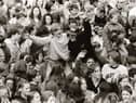 People attending the Radio 1 roadshow in Derry in 1993