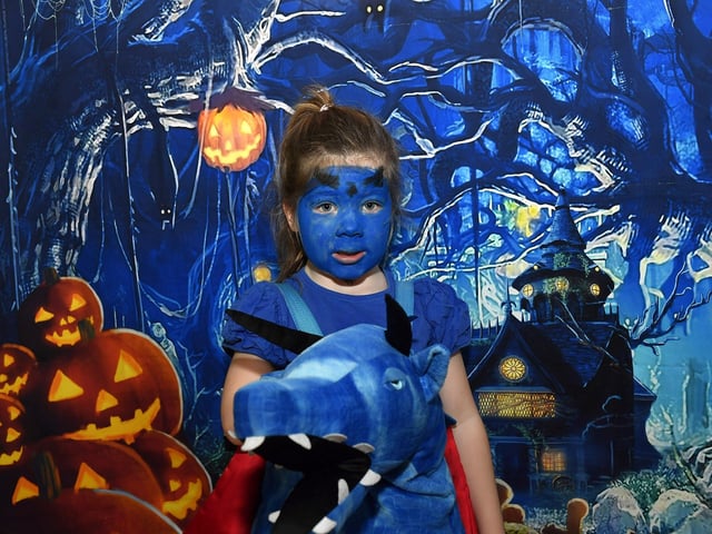 Pictured are young children and relatives at the he Waterside Shared Village cross-community Halloween kids costume party and disco with entertainment from Jo Jingles and Gary McMusic.