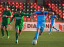 Midfielder Jamie McCormack headed home Institute's opening goal against Annagh United.