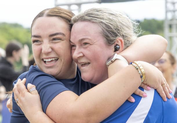 We did it..... Happiness and relief at the finish line. (North West Newspix)