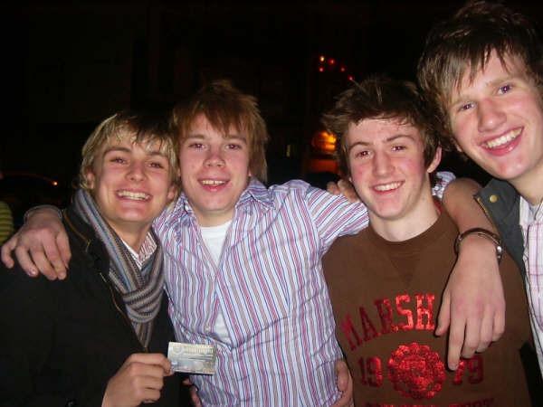 Locals having a good time at Derry's nightlife spots back in November 2005.