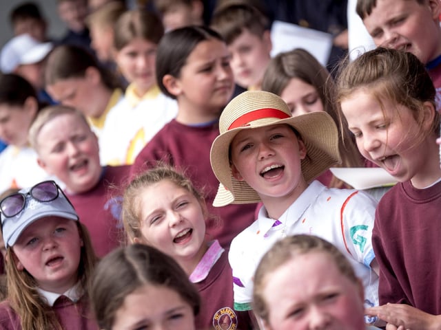 The annual Fan the Flame mass was celebrated recently in Celtic Park for pupils who recently made their confirmation.