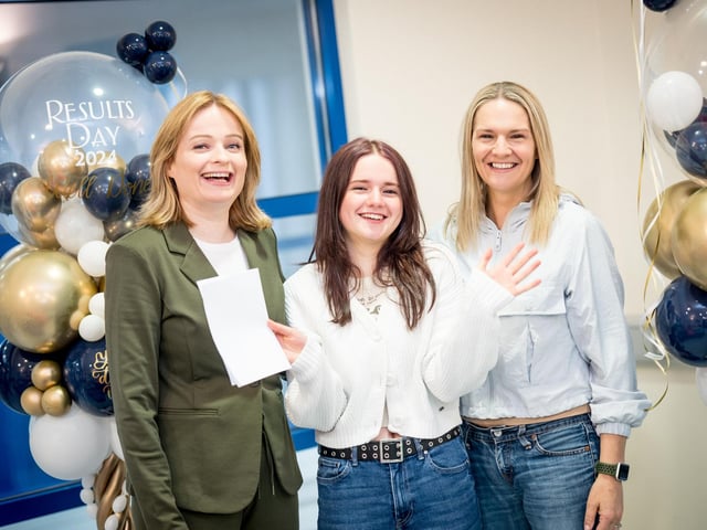 Ms Hughes, Sarah Mooney and Mum.