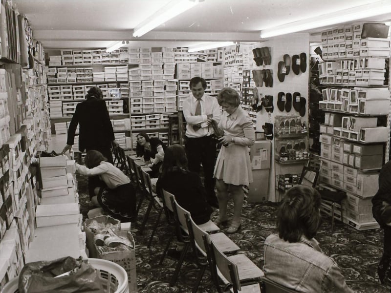 Eastwood's Shoe Shop at The Arcade, Shipquay Street.