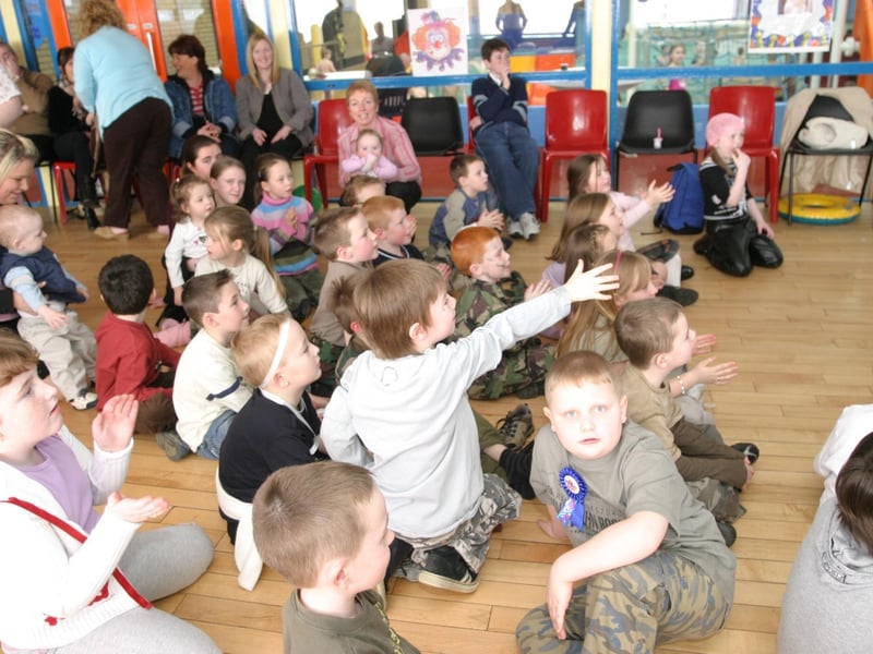 Party celebrations back in 2004: Blake Gray.