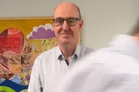 Western Trust Chief Executive Neil Guckian in one of the bloopers shot during 2024.