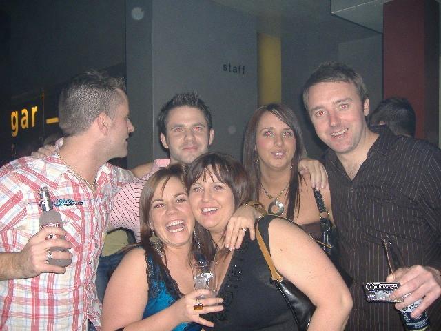 Revellers enjoying a night out in Sugar nightclub in late October, 2005.