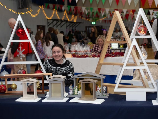 All smiles at the Clonmany Christmas Craft Fair.