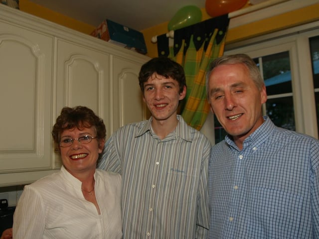 Parties and celebrations back in 2004: Gareth Devlin.