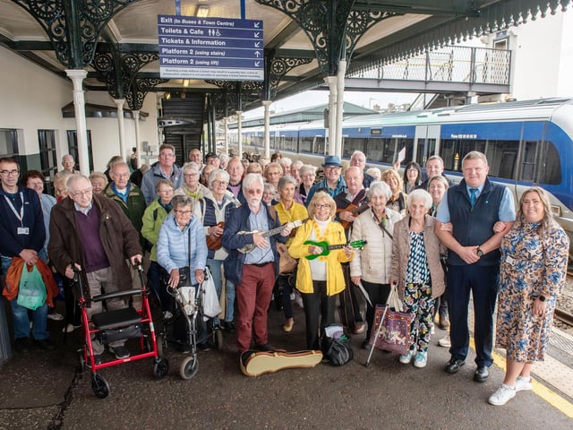 The Chat-tea train which travelled from Derry to Coleraine and back
