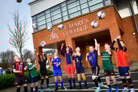 Representatives from all eight local primary schools taking part in the inaugural Aspire Cup. Also included is Oxford Bulls captain, Adam Morrison. Photographs by Kevin Morrison.