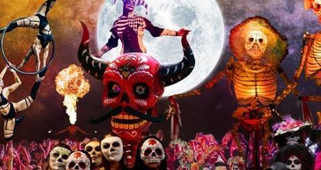 Festival of the Dead in the Millennium Forum on November 11. Europe's biggest touring Halloween show returns with its high octane mash up of circus, clubbing and carnival set to a blazing live soundtrack spanning rock, metal and the dark side of dnb and electronic music. With our new hoard of giant creatures, 4 metre tall puppets, magical creations and enigmatic characters ready to take your breath away. Our guests are as much a part of the show as the performers. Come dressed in your deathly best!