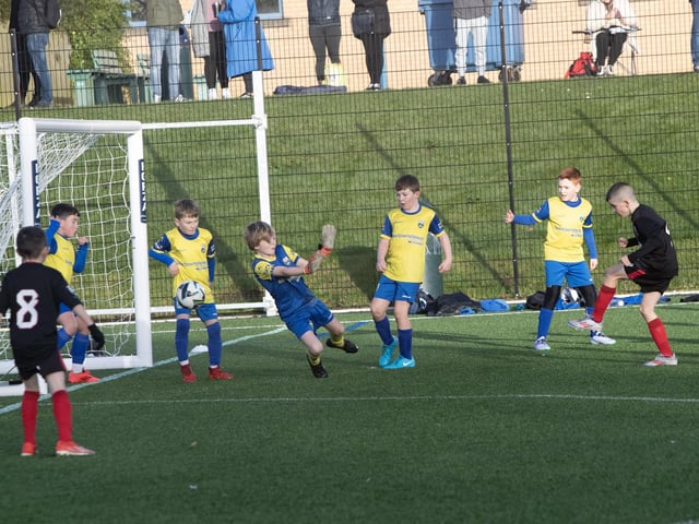 Goal action from Saturday's 2015s Sean O'Kane Memorial Cup at St. Joseph's Boys School.