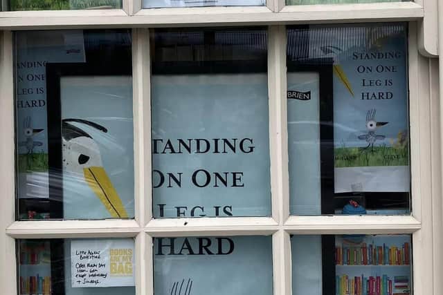 Little Acorn's Bookstore window